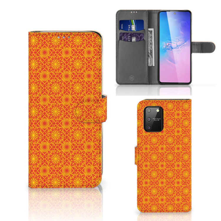 Samsung S10 Lite Telefoon Hoesje Batik Oranje