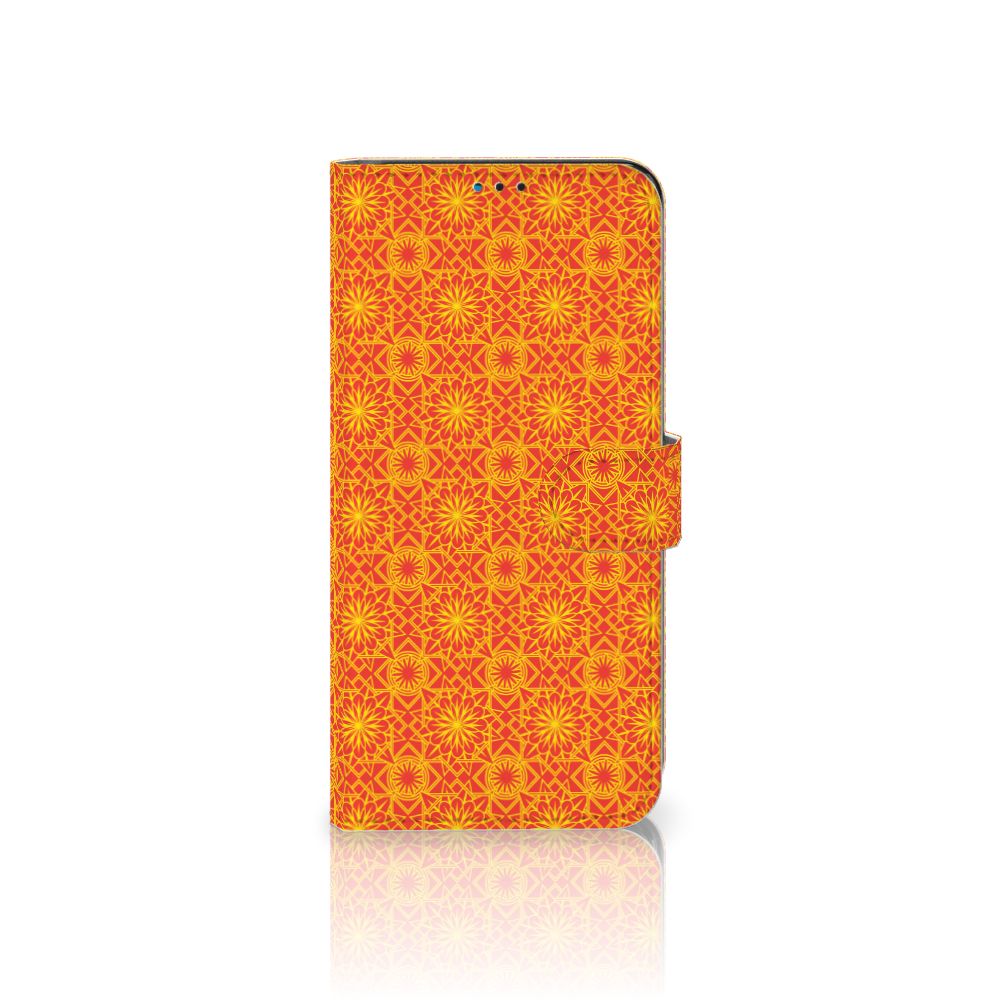 Motorola Moto G9 Play | E7 Plus Telefoon Hoesje Batik Oranje