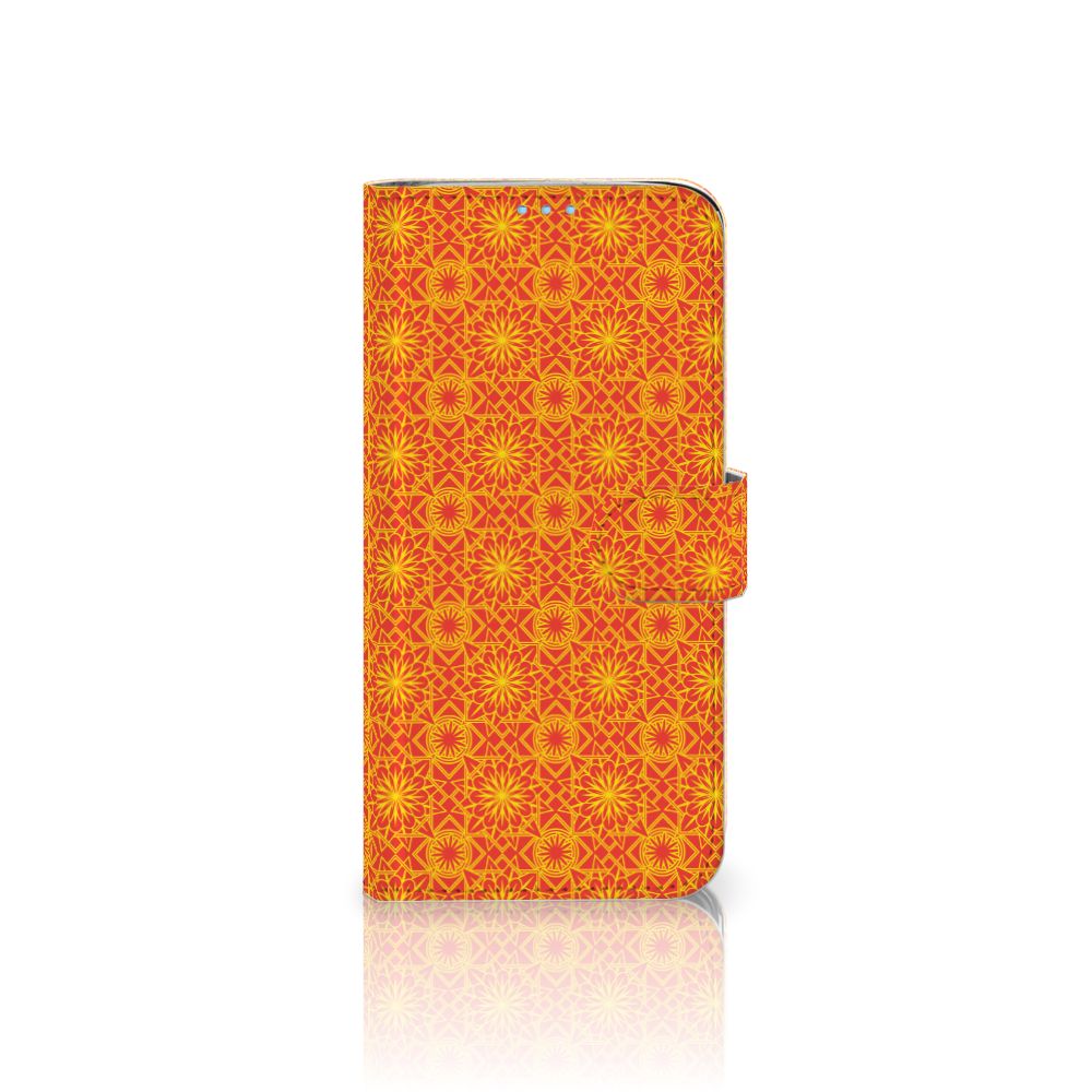Huawei P40 Lite Telefoon Hoesje Batik Oranje
