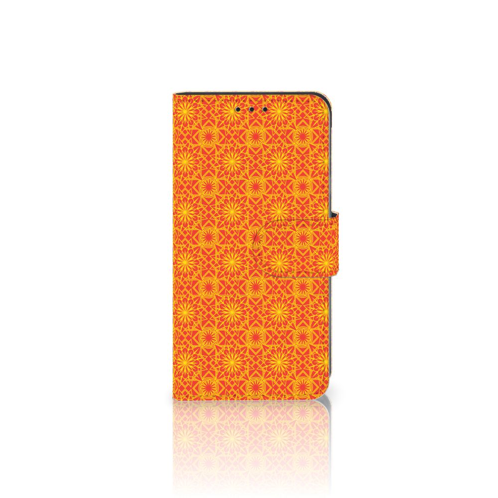 Samsung Galaxy A3 2017 Telefoon Hoesje Batik Oranje