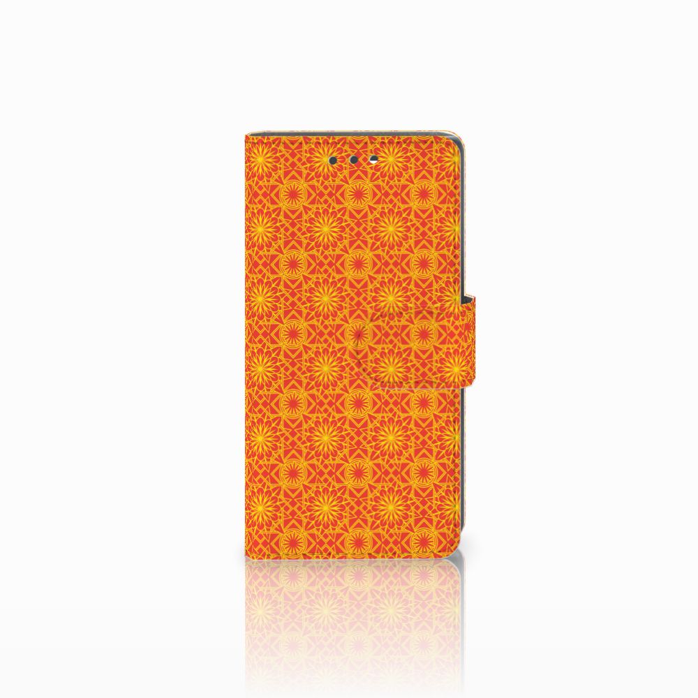 Sony Xperia X Compact Telefoon Hoesje Batik Oranje