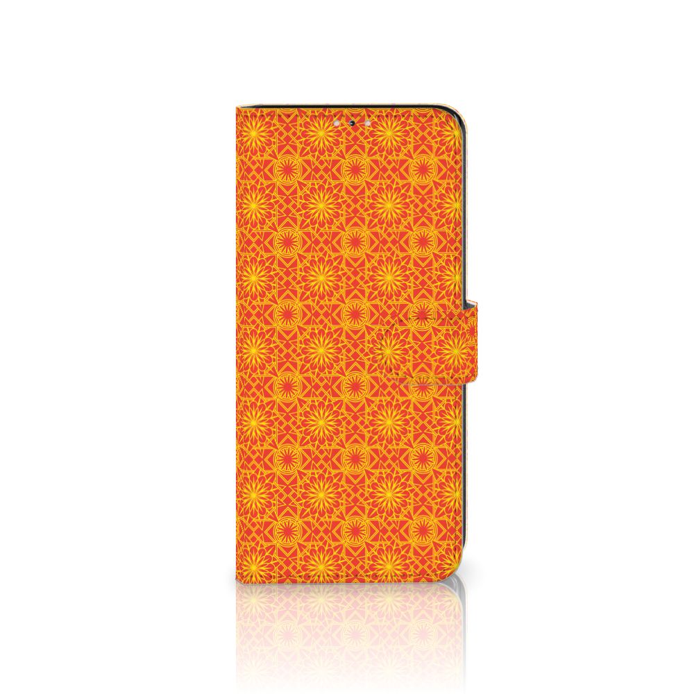 Samsung Galaxy Note 20 Telefoon Hoesje Batik Oranje
