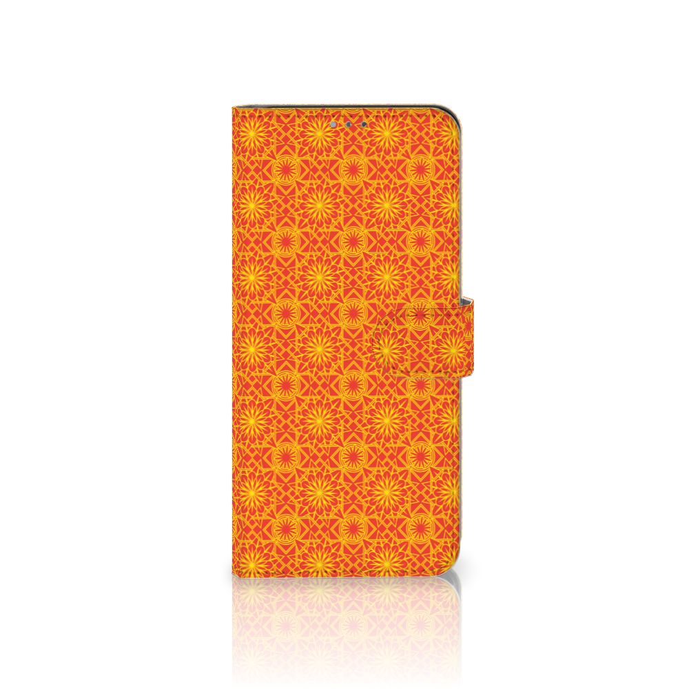 Nokia 2.4 Telefoon Hoesje Batik Oranje