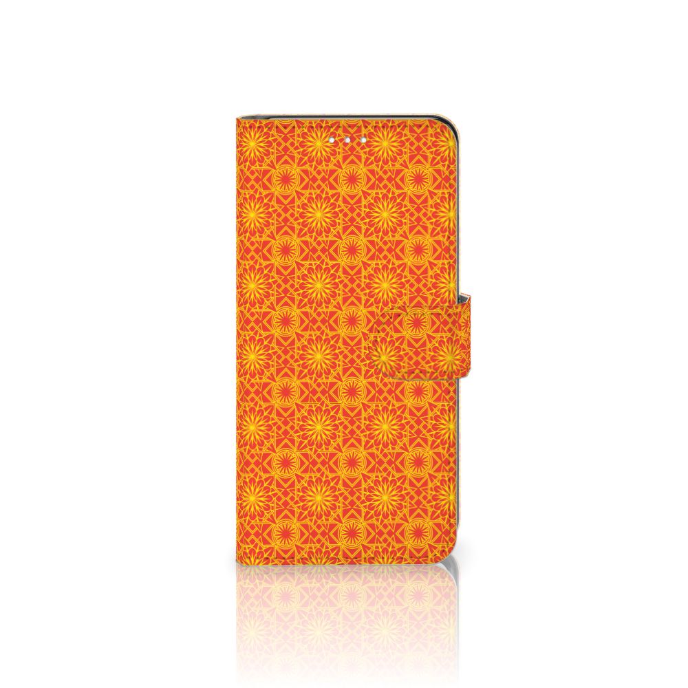 Samsung Galaxy S21 Telefoon Hoesje Batik Oranje