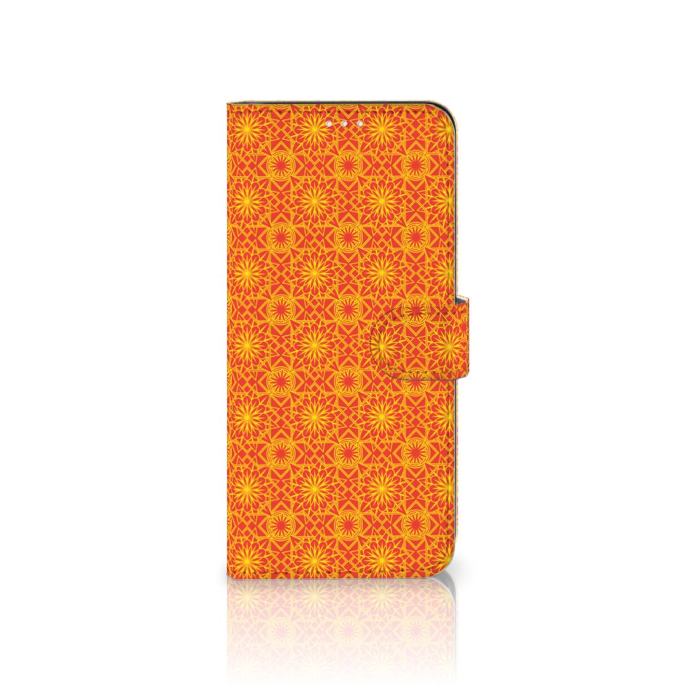 Xiaomi Redmi Note 10/10T 5G | Poco M3 Pro Telefoon Hoesje Batik Oranje