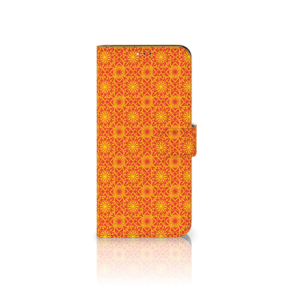 Samsung Galaxy A12 Telefoon Hoesje Batik Oranje
