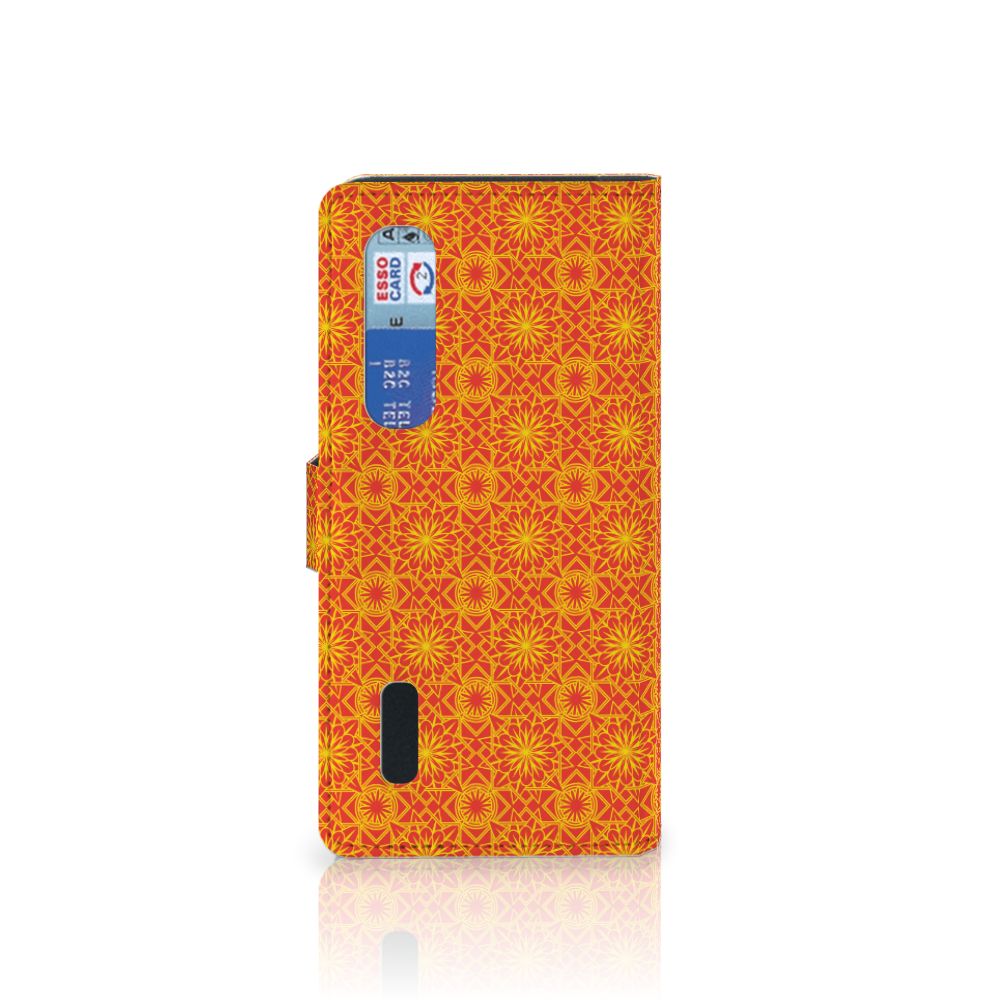 OPPO Find X2 Pro Telefoon Hoesje Batik Oranje