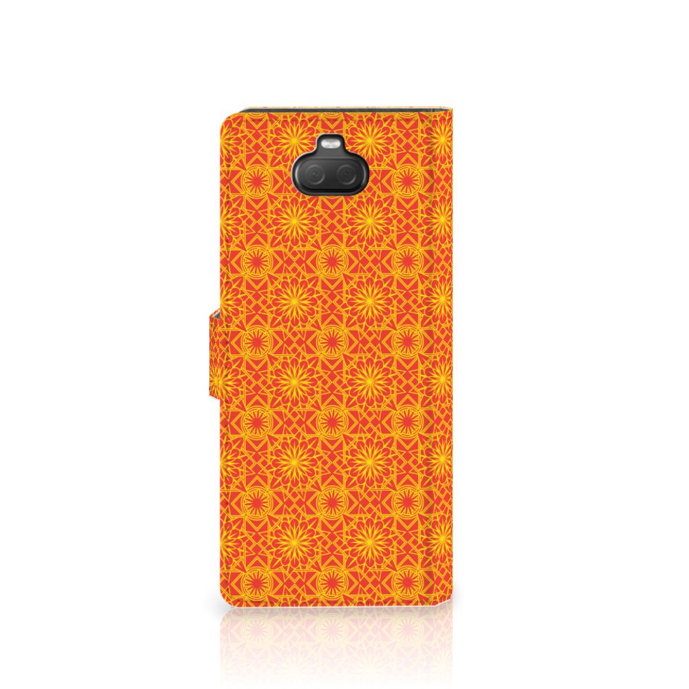 Sony Xperia 10 Telefoon Hoesje Batik Oranje