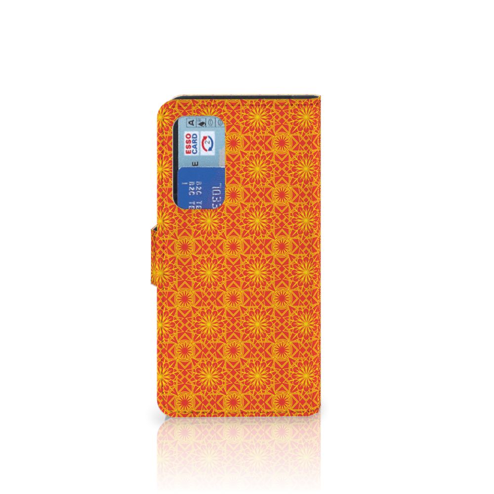 Huawei P40 Telefoon Hoesje Batik Oranje