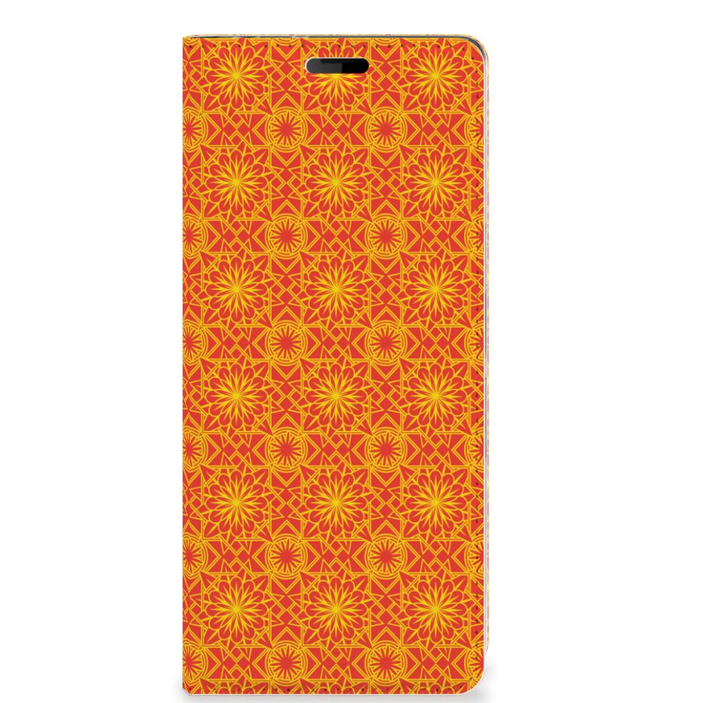 Sony Xperia 10 Hoesje met Magneet Batik Oranje