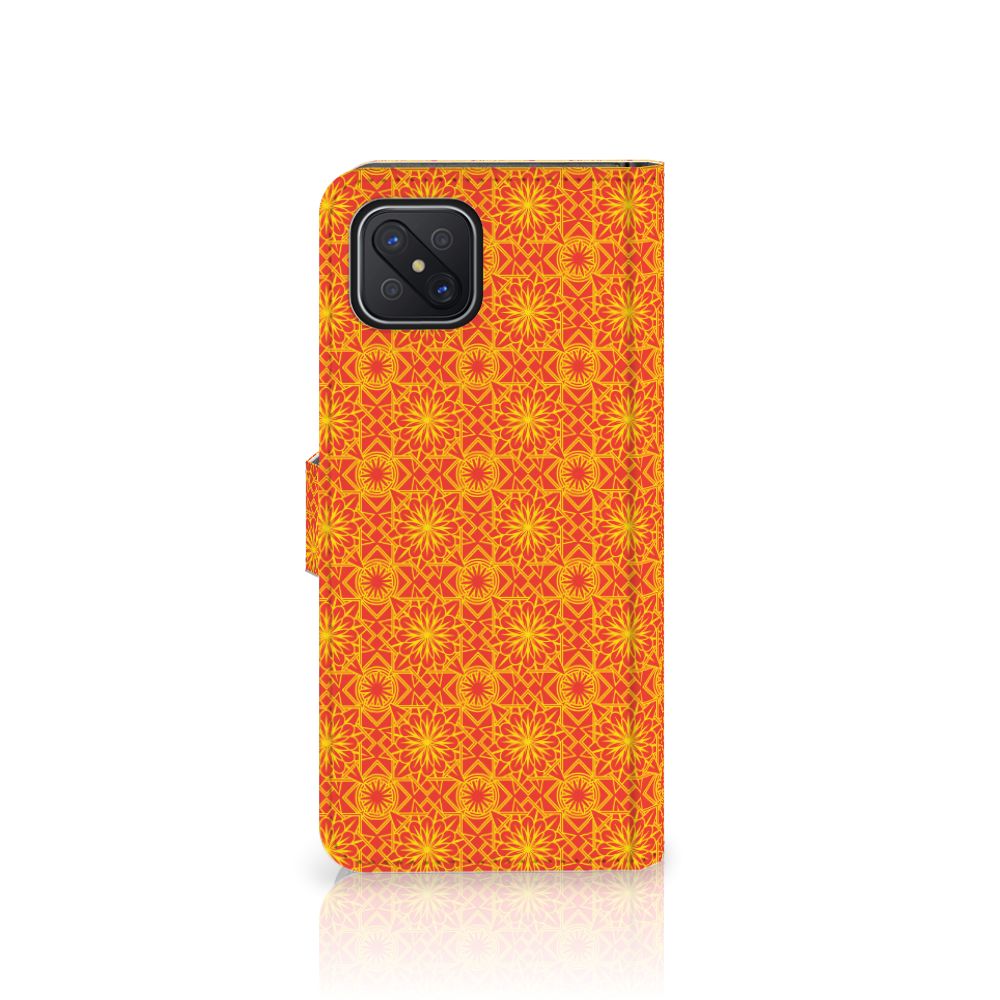 OPPO Reno4 Z Telefoon Hoesje Batik Oranje
