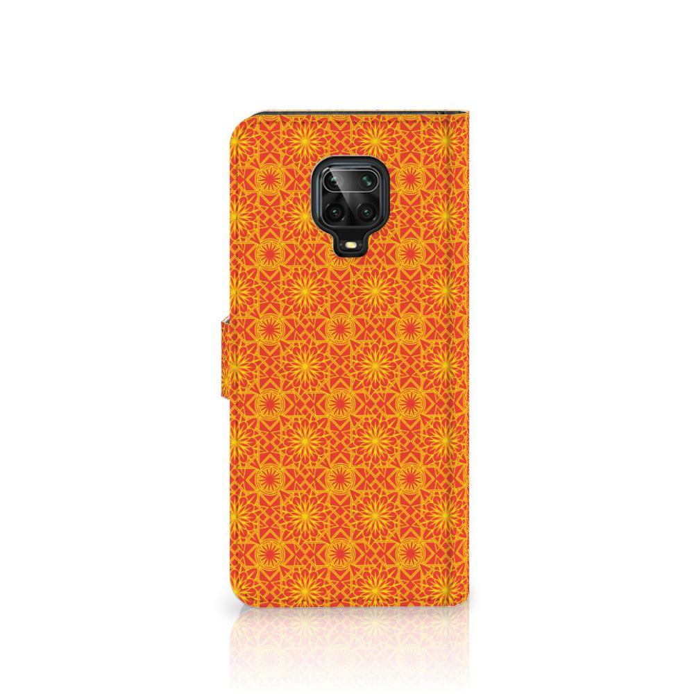 Xiaomi Redmi Note 9 Pro | Note 9S Telefoon Hoesje Batik Oranje