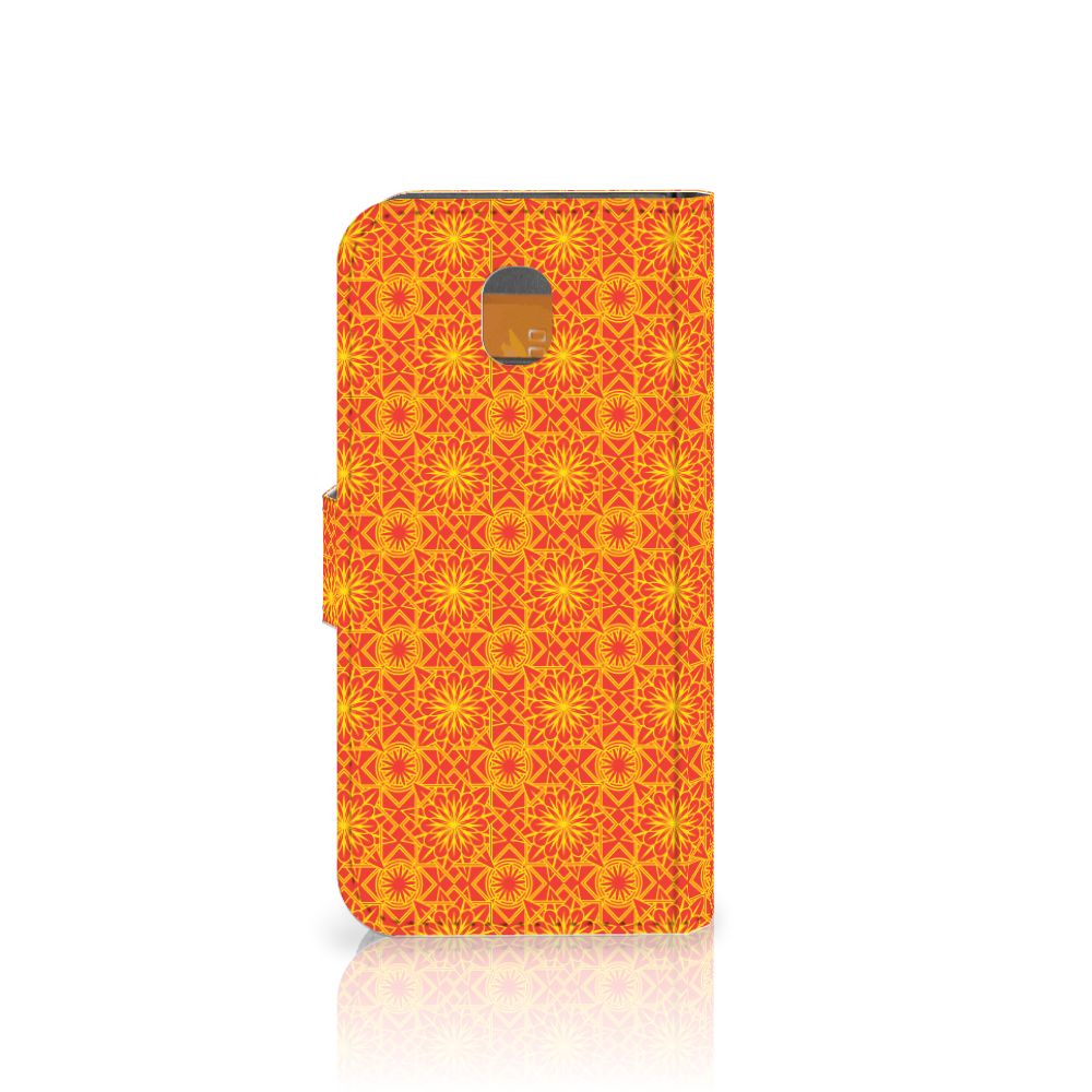 Samsung Galaxy J5 2017 Telefoon Hoesje Batik Oranje