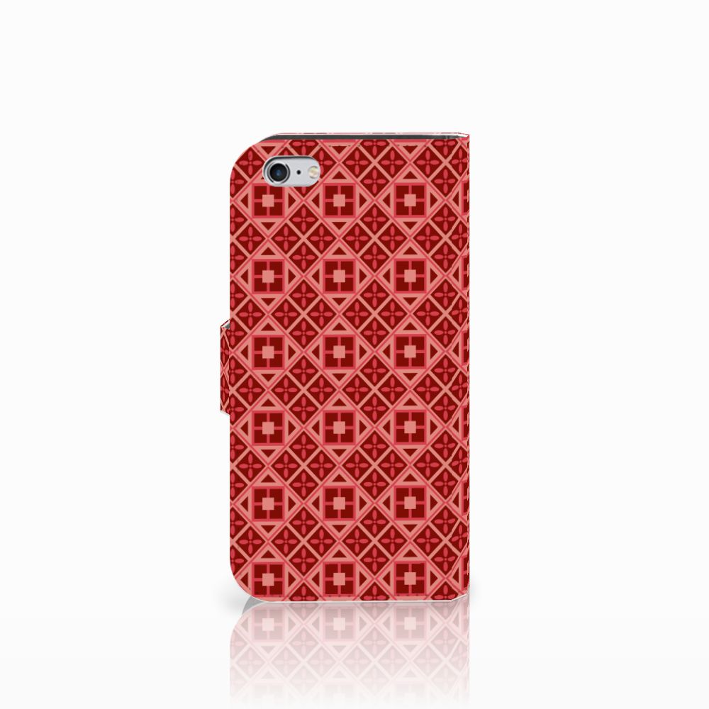 Apple iPhone 6 | 6s Telefoon Hoesje Batik Rood
