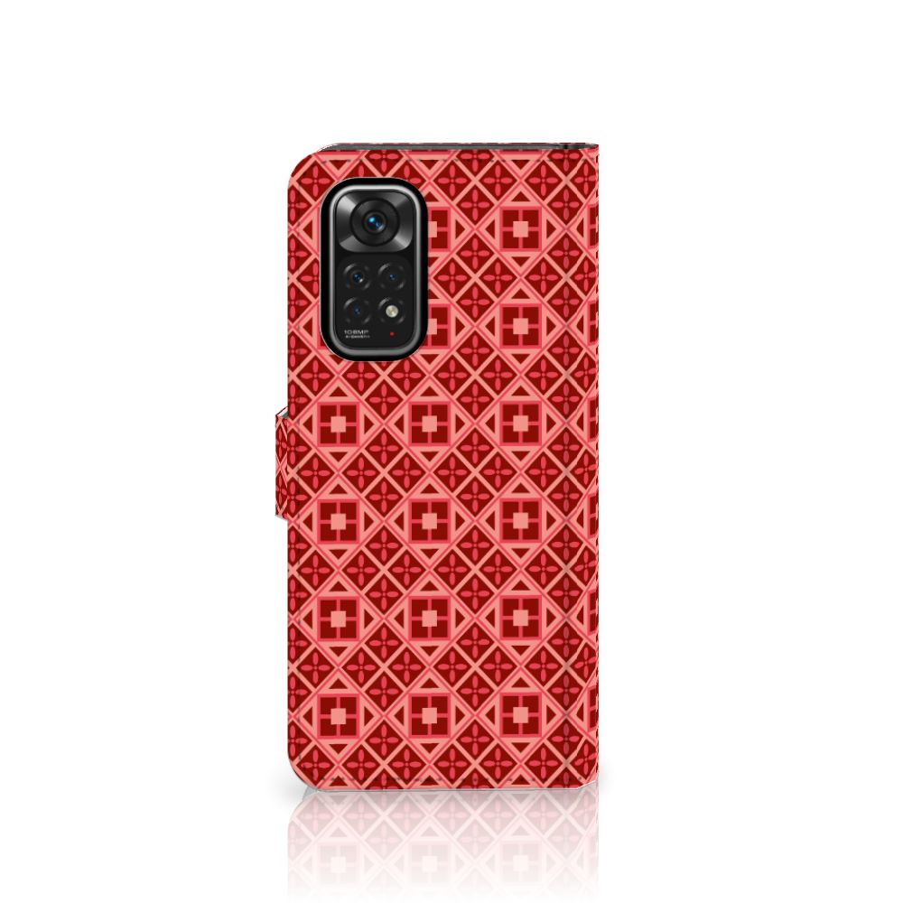 Xiaomi Redmi Note 11/11S Telefoon Hoesje Batik Rood