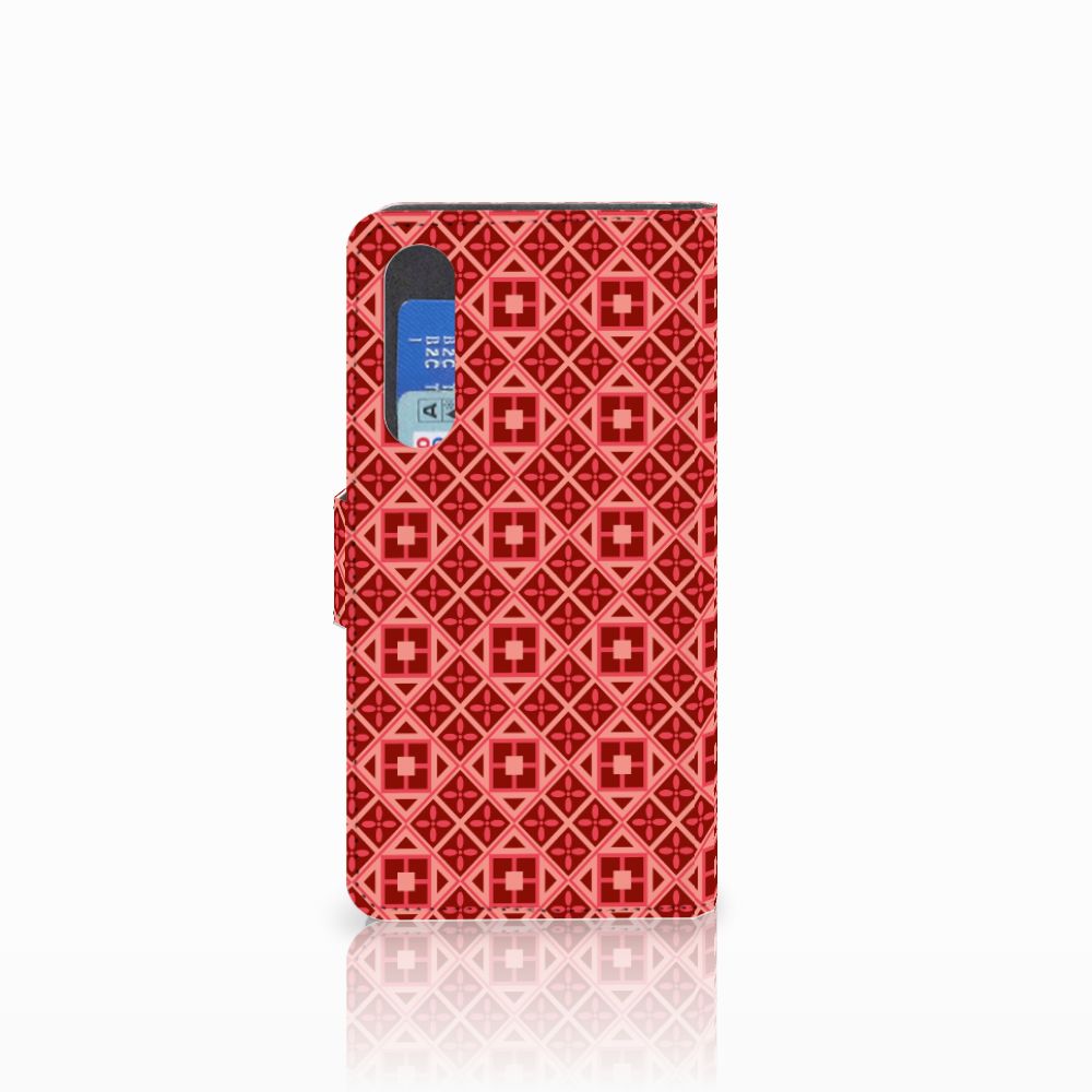 Huawei P30 Telefoon Hoesje Batik Rood