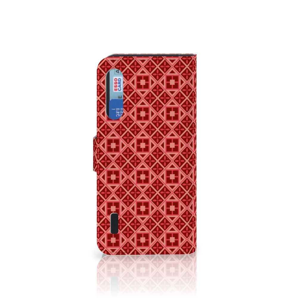 Xiaomi Mi A3 Telefoon Hoesje Batik Rood
