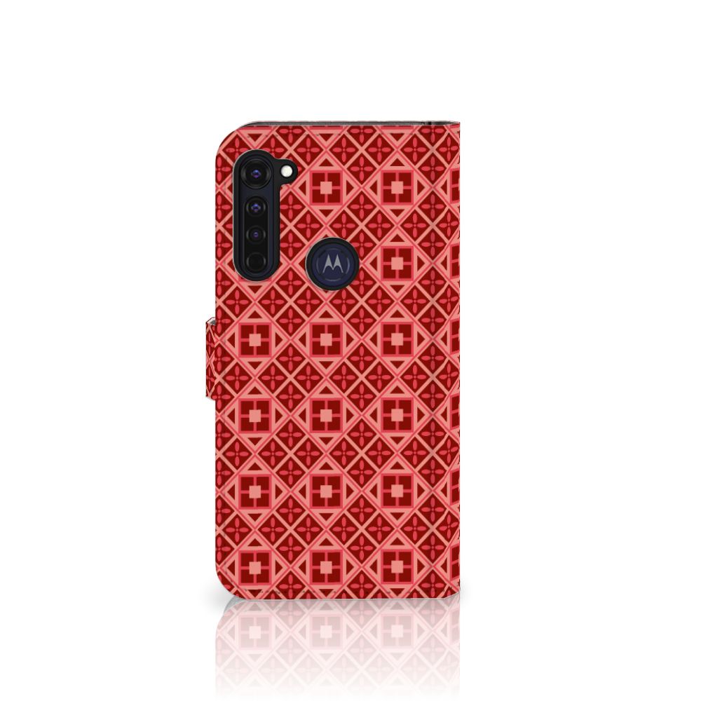 Motorola Moto G Pro Telefoon Hoesje Batik Rood