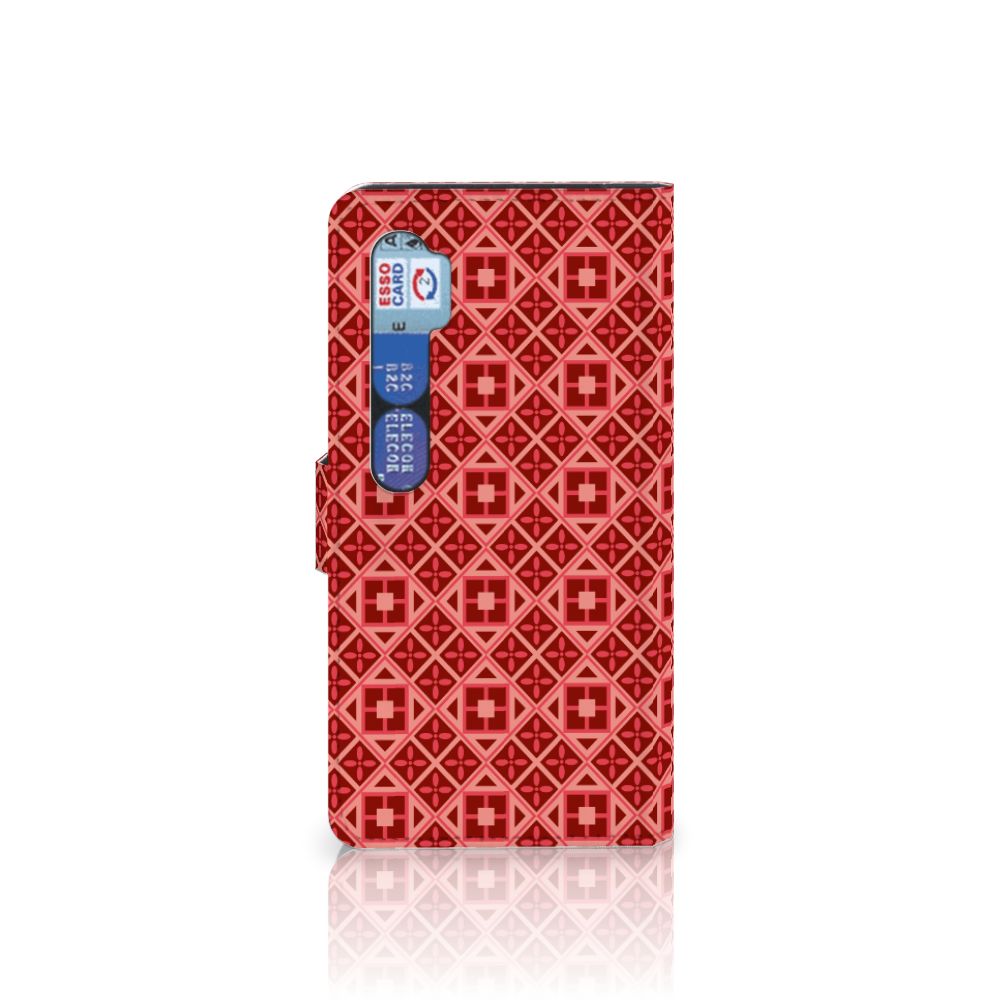 Xiaomi Mi Note 10 Pro Telefoon Hoesje Batik Rood