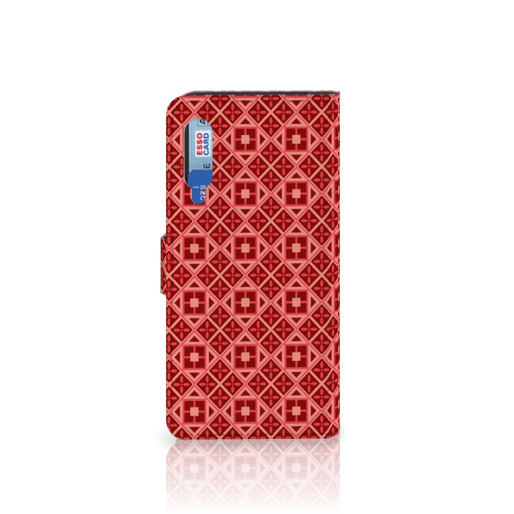 Xiaomi Mi 9 Telefoon Hoesje Batik Rood