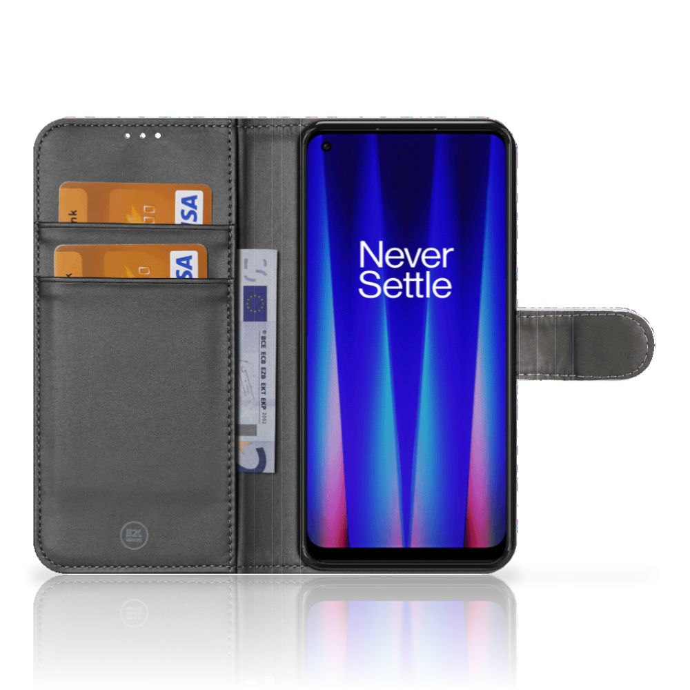 OnePlus Nord CE 2 Telefoon Hoesje Feathers Color