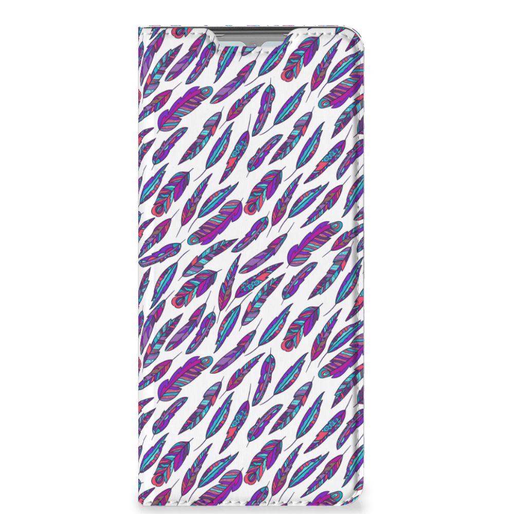 OPPO Reno3 | A91 Hoesje met Magneet Feathers Color