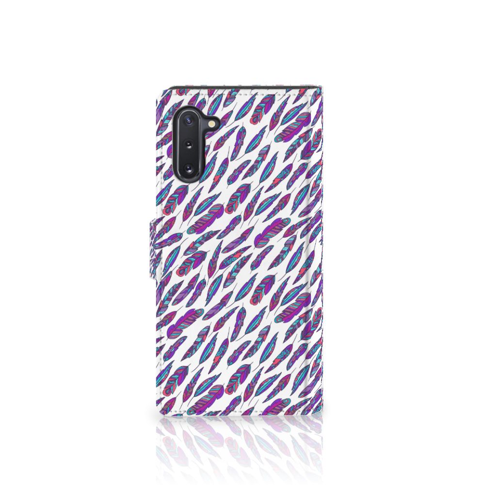 Samsung Galaxy Note 10 Telefoon Hoesje Feathers Color