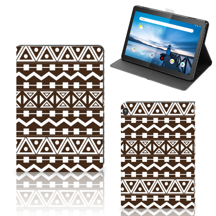 Lenovo Tablet M10 Tablet Hoes Aztec Brown