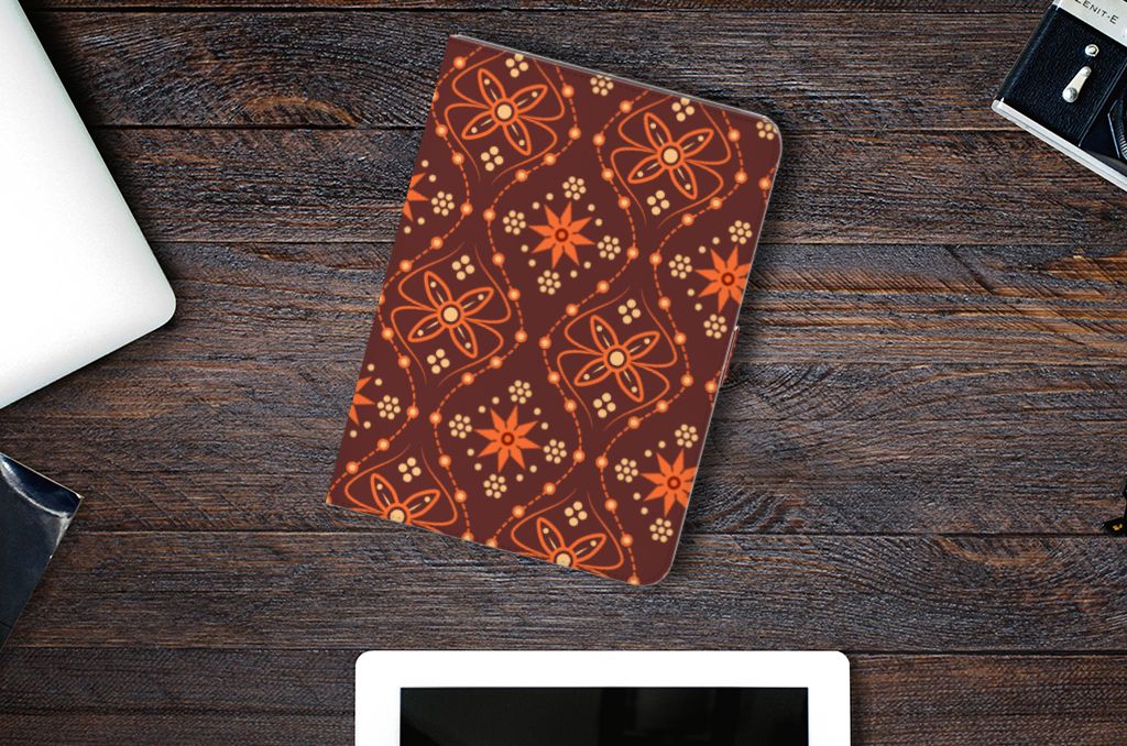 iPad Pro 11 2020/2021/2022 Tablet Hoes Batik Brown