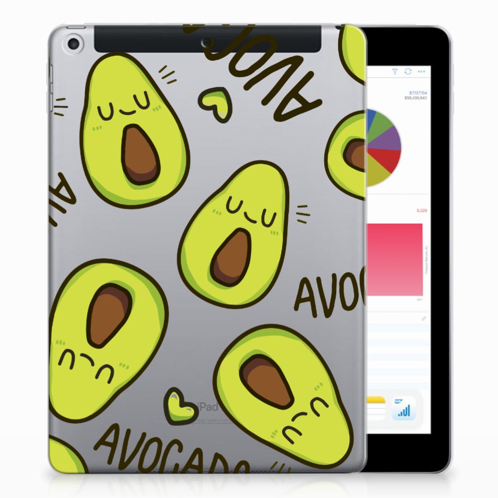 Apple iPad 9.7 2018 | 2017 Tablet Back Cover Avocado Singing