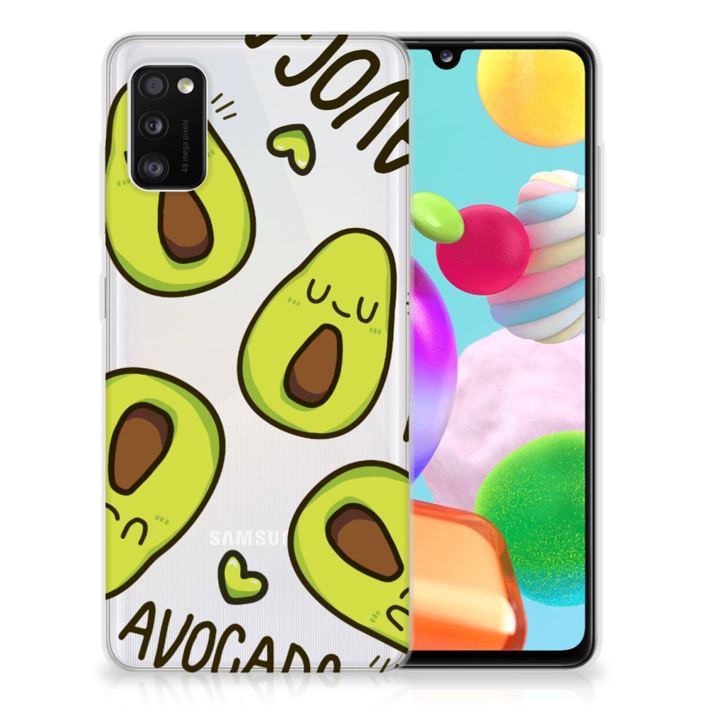 Samsung Galaxy A41 Telefoonhoesje met Naam Avocado Singing
