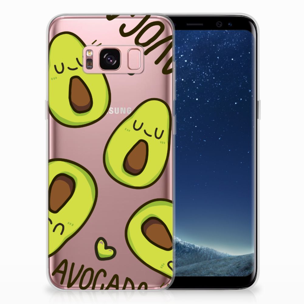 Samsung Galaxy S8 Telefoonhoesje met Naam Avocado Singing