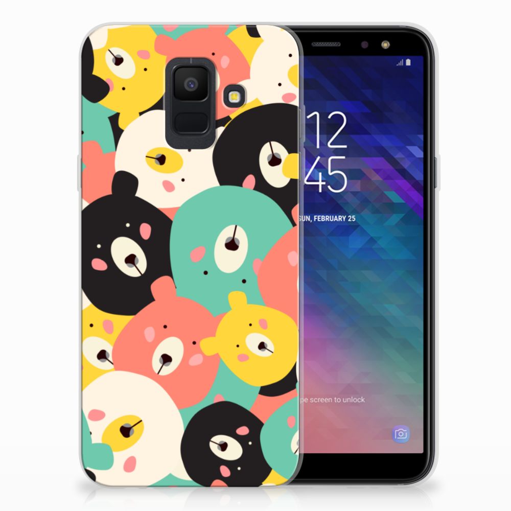 Samsung Galaxy A6 (2018) Telefoonhoesje met Naam Bears