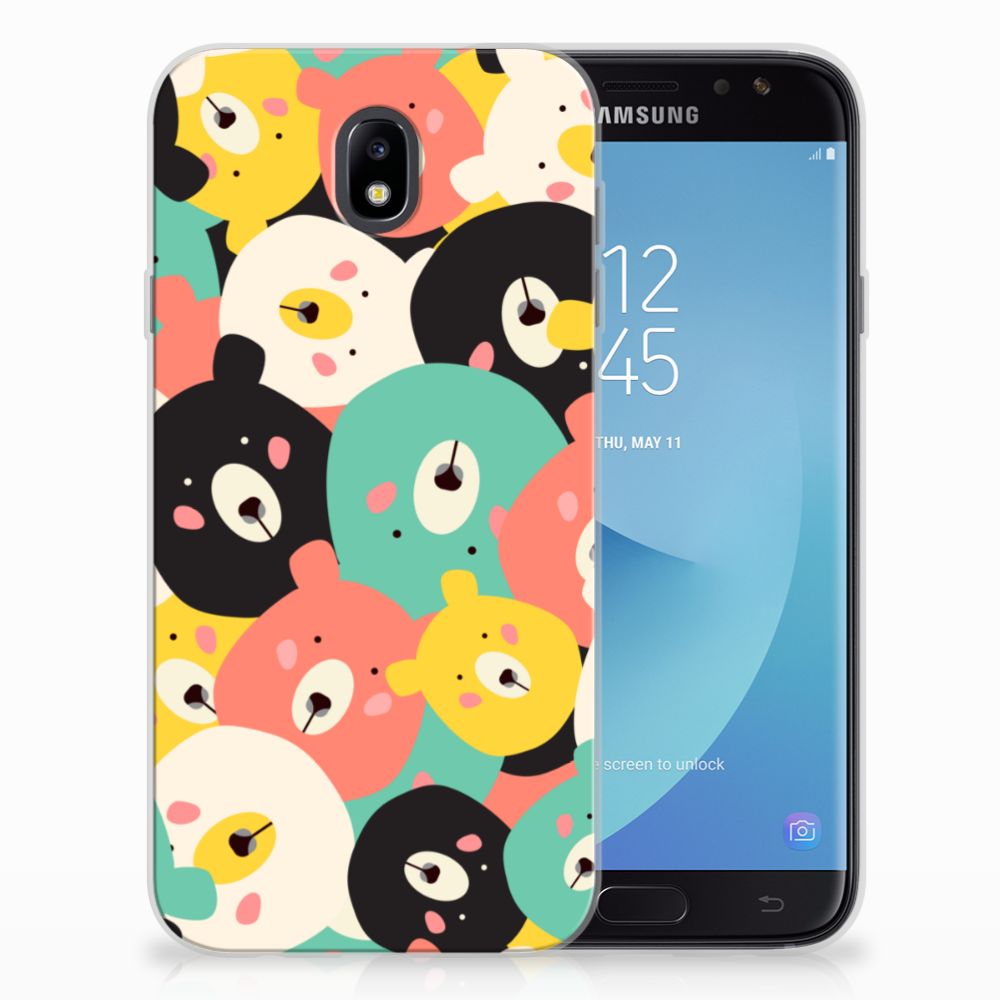 Samsung Galaxy J7 2017 | J7 Pro Telefoonhoesje met Naam Bears