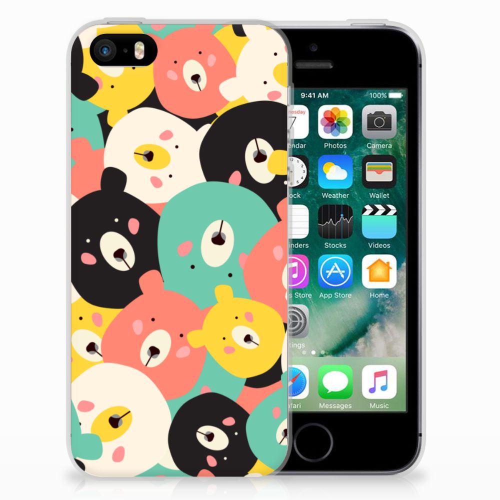 Apple iPhone SE | 5S Telefoonhoesje met Naam Bears
