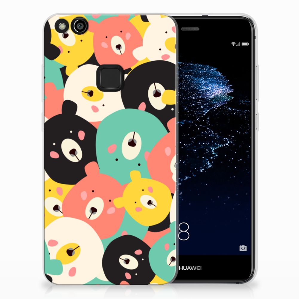 Huawei P10 Lite Telefoonhoesje met Naam Bears