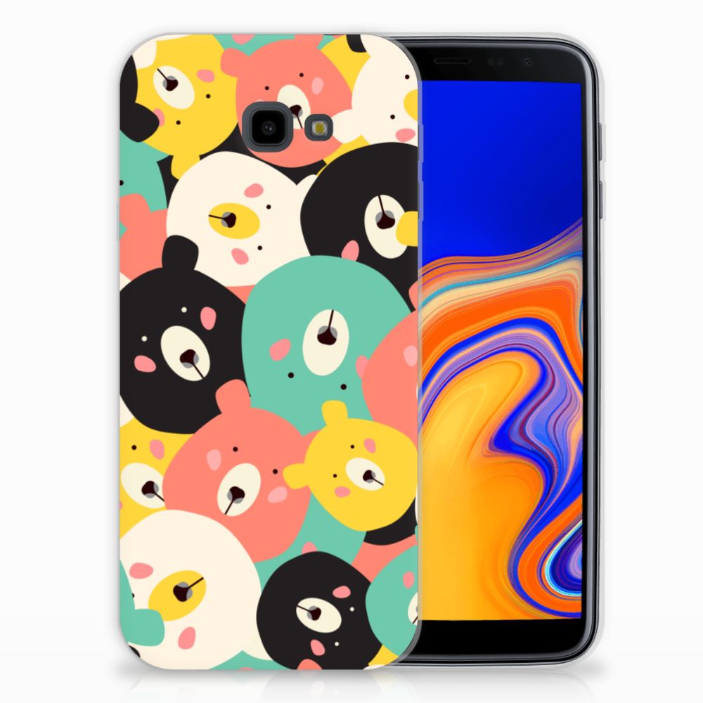 Samsung Galaxy J4 Plus (2018) Telefoonhoesje met Naam Bears