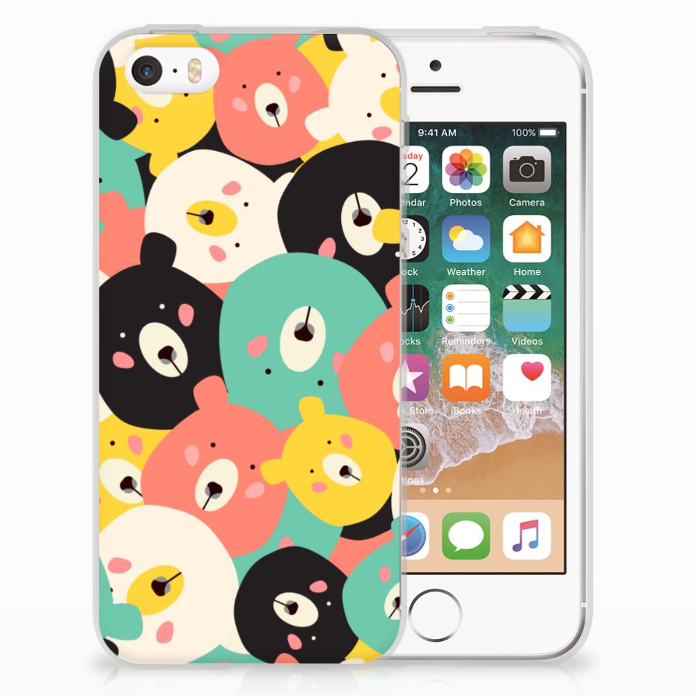 Apple iPhone SE | 5S Telefoonhoesje met Naam Bears