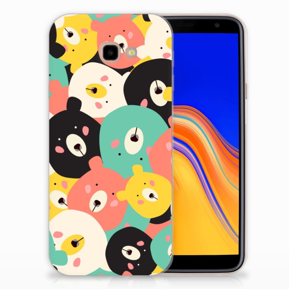 Samsung Galaxy J4 Plus (2018) Telefoonhoesje met Naam Bears