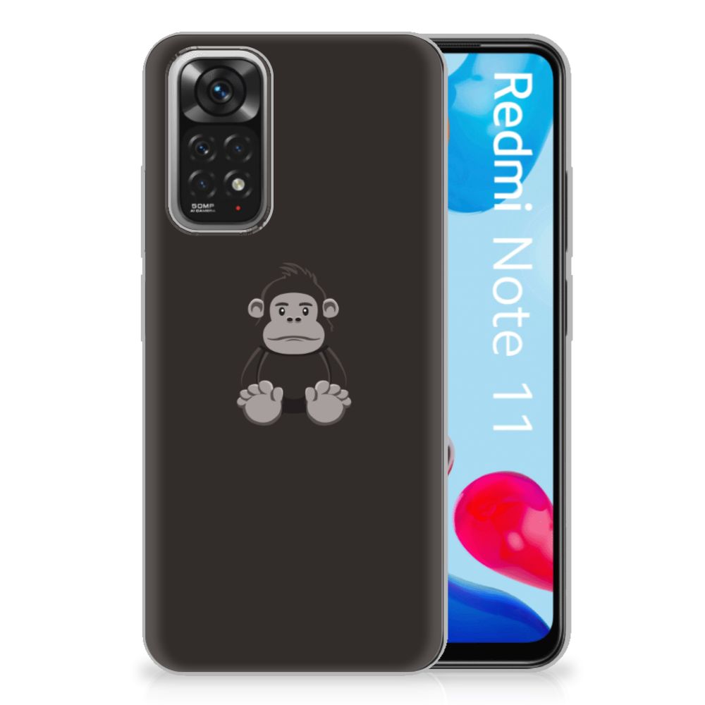 Xiaomi Redmi 10 | Redmi Note 11 4G Telefoonhoesje met Naam Gorilla