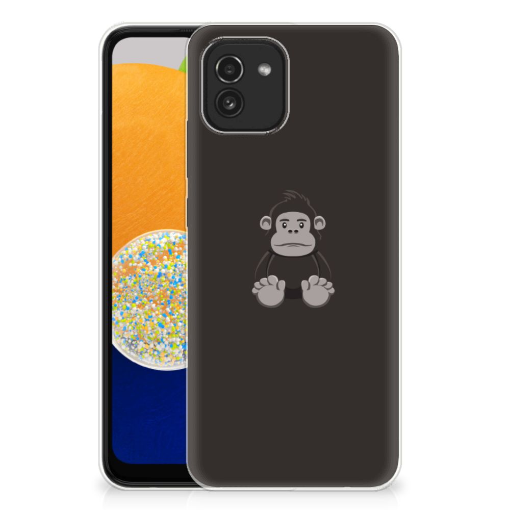Samsung Galaxy A03 Telefoonhoesje met Naam Gorilla