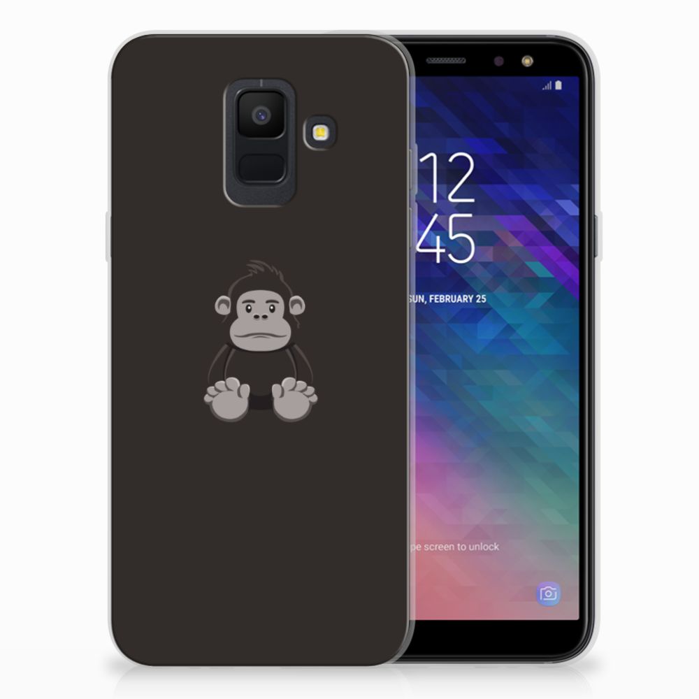 Samsung Galaxy A6 (2018) Telefoonhoesje met Naam Gorilla