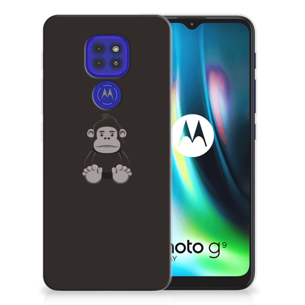 Motorola Moto G9 Play | E7 Plus Telefoonhoesje met Naam Gorilla