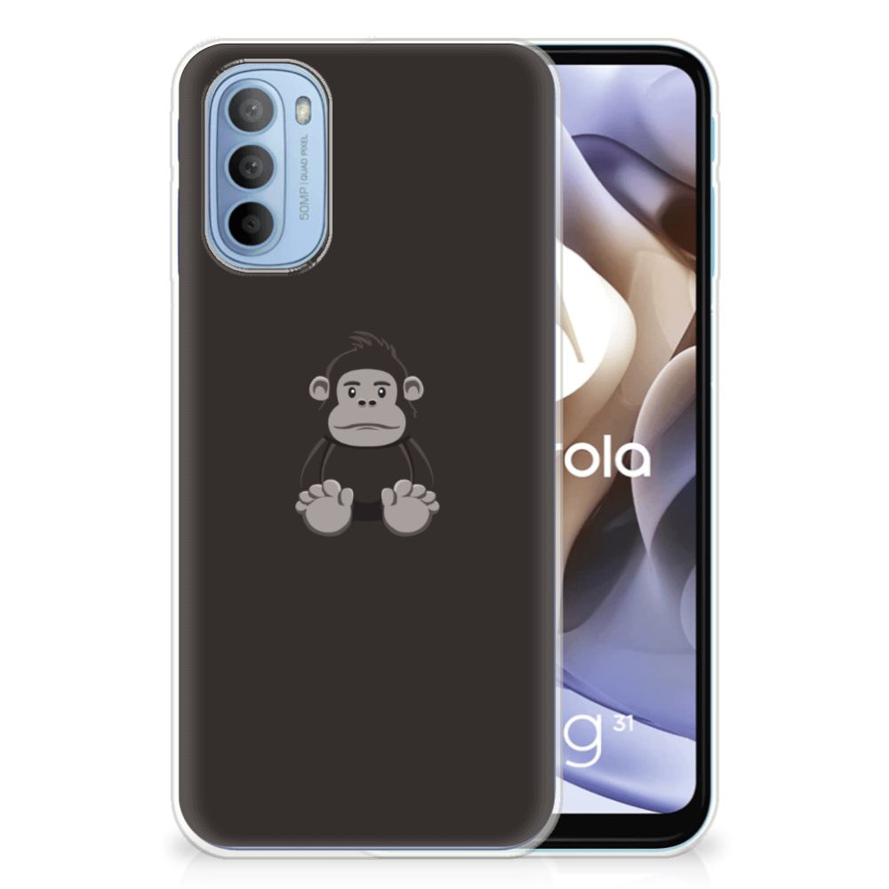 Motorola Moto G31 | G41 Telefoonhoesje met Naam Gorilla
