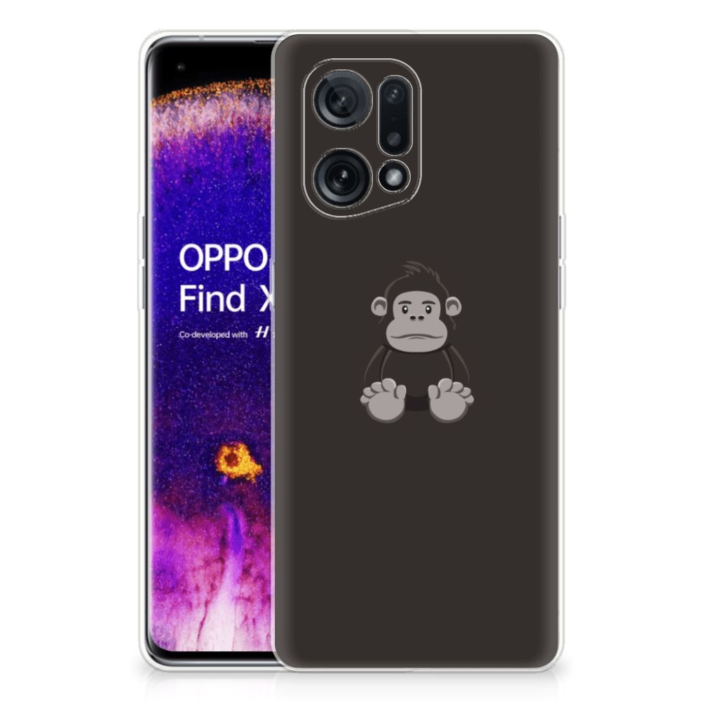 OPPO Find X5 Telefoonhoesje met Naam Gorilla