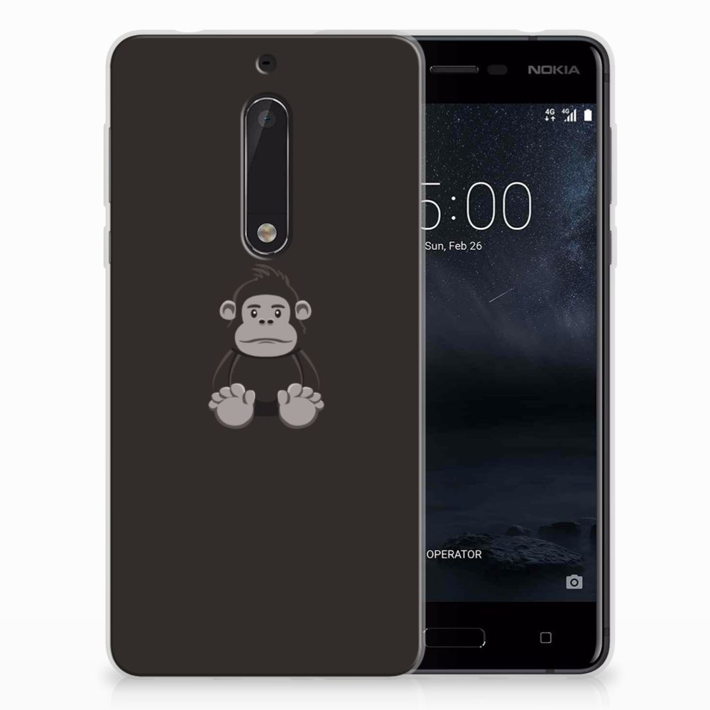 Nokia 5 Telefoonhoesje met Naam Gorilla