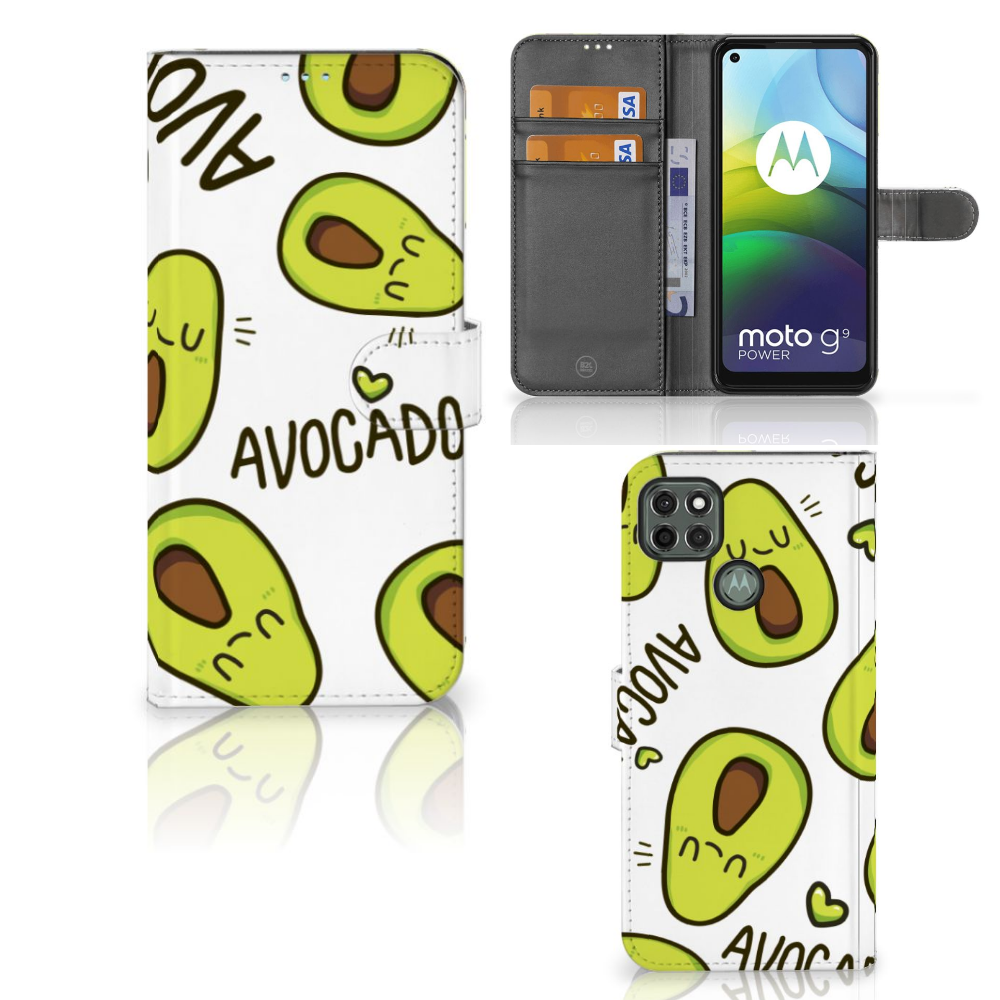 Motorola Moto G9 Power Leuk Hoesje Avocado Singing