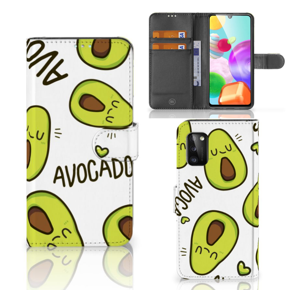 Samsung Galaxy A41 Leuk Hoesje Avocado Singing