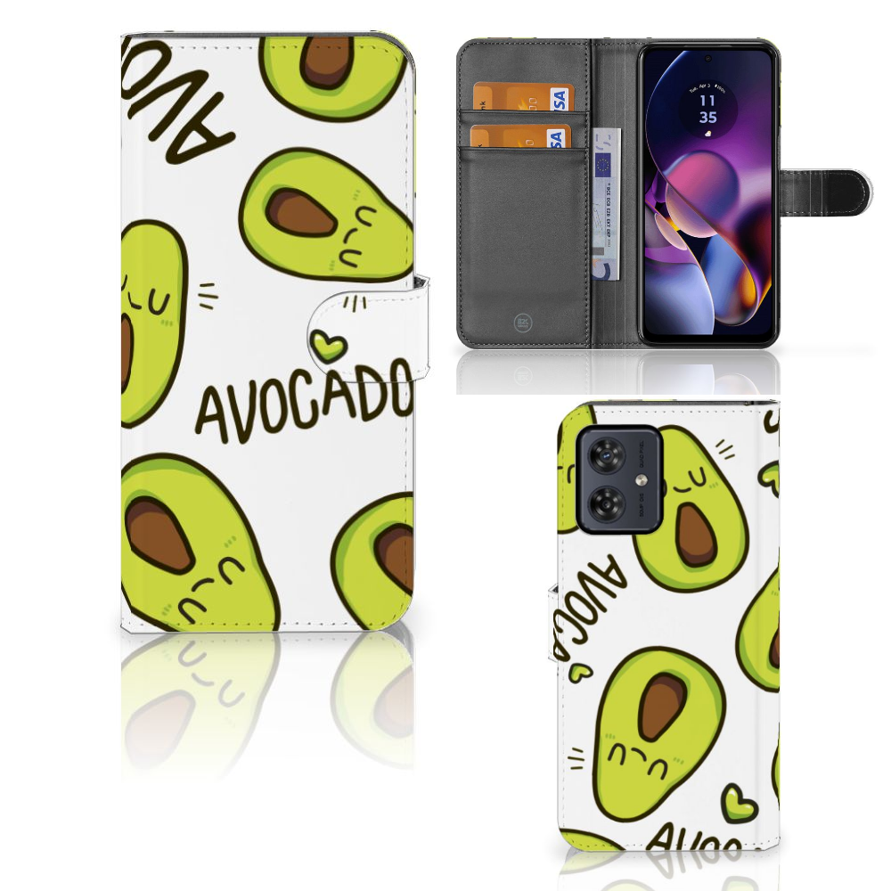 Motorola Moto G54 Leuk Hoesje Avocado Singing