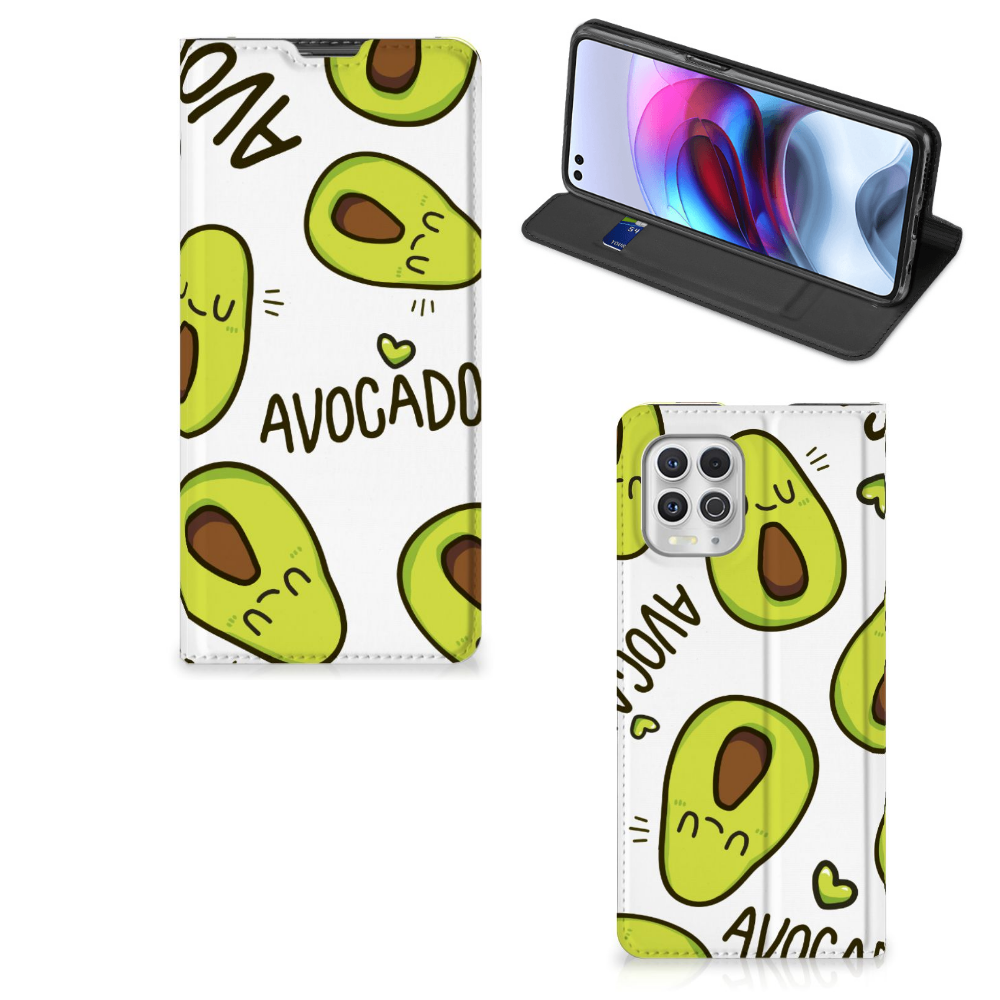 Motorola Moto G100 Magnet Case Avocado Singing